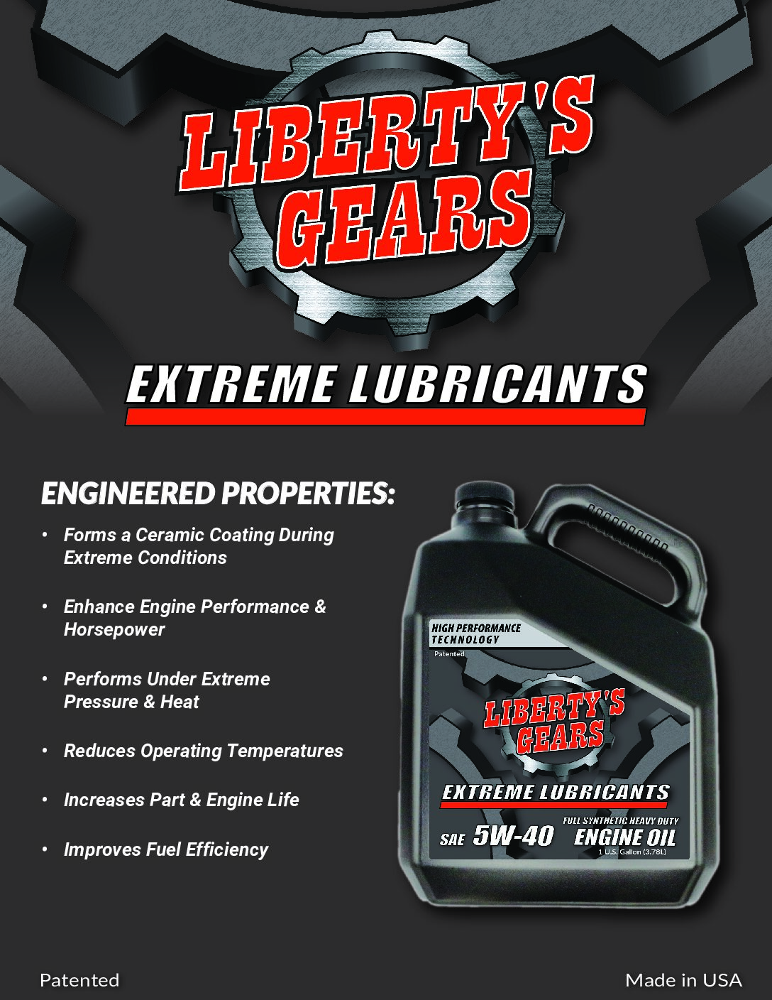 5W-40 Full Synthetic Heavy Duty Engine Oil - Image 3